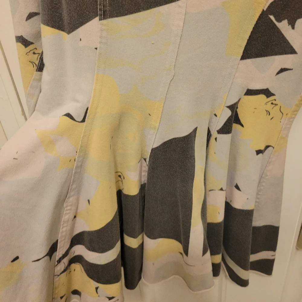 Seneca Rising Cream and Blue Tunic - Picture 2 of 3